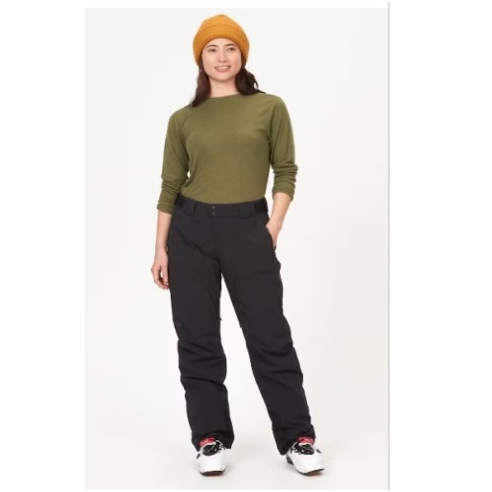 Marmot S Perfect Ski Pants in Jet Black Sleek Durable Design